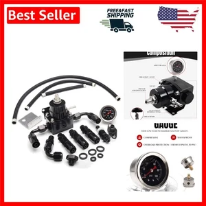 High-Performance EFI Fuel Pressure Regulator Kit with Adjustable Pressure Gauge - Bild 1 von 9