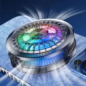 Refroidisseur de téléphone portable magnétique léger avec lumière RGB pour - Photo 1 sur 12