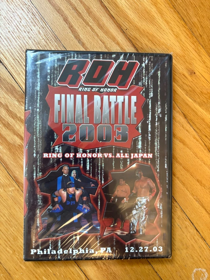 ROH Final Battle 2003 DVD Ring of Honor GCW AEW WWE Great Muta NJPW New Sealed - Image 1 of 1