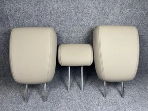 11 12 13 14 15 16 17 Honda Odyssey Headrest 3rd Row Rear Set Beige Leather - Picture 1 of 7