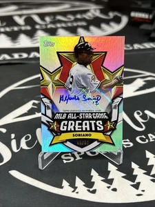2025 Topps Alfonso Soriano MLB All-Star Game Greats Autograph #'d /50 ASGGA-AS1 - Bild 1 von 2