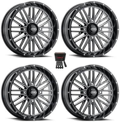 ITP Momentum 20" Wheels Milled Polaris Ranger XP 9/1K (4) Foto 1 de 3