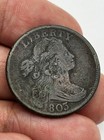 1803 1C DRAPED BUST LARGE CENT SMALL DATE SMALL FRACTION OLD U.S. COPPER COIN 1803 1C DRAPED BUST LARGE CENT SMALL DATE SMALL FRACTION OLD U.S. COPPER COIN