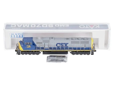 Kato 176-6307 N Scale CSX SD70MAC Diesel Locomotive #713 LN/Box - Image 1 of 4