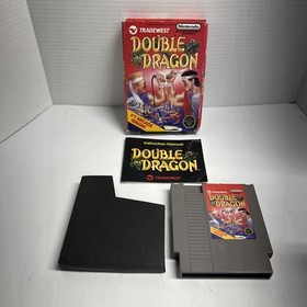 Double Dragon Nintendo NES Tradewest 1988 with box and manual