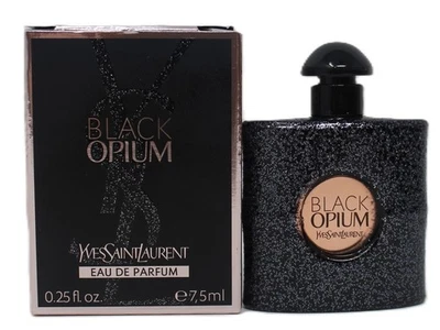 YSL Black Opium Yves Saint Laurent Eau de Parfum .25 OZ Splash Dabber Nuevo Foto 1 de 4
