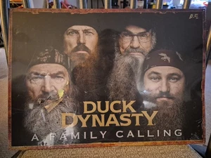 Duck Dynasty Family Calling Tin Sign 17x12 In Wrap - Picture 1 of 6