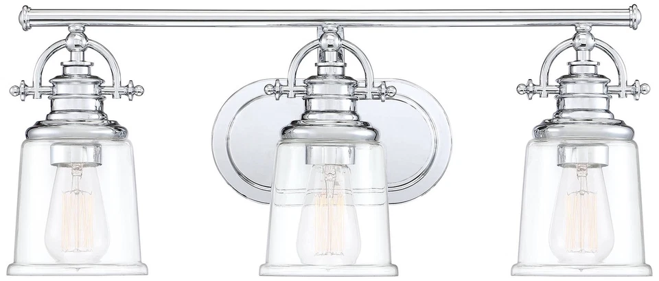 Quoizel GRT8603C Grant Bathroom Vanity Light Polished Chrome