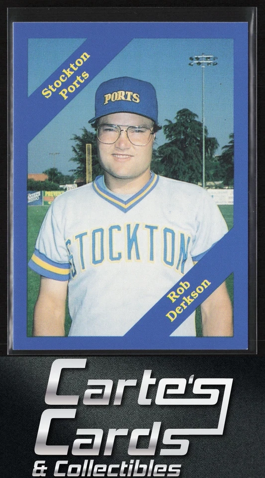 Rob Derksen 1989 Cal League #177 Stockton Ports Pitching Caoch - Image 1 of 2