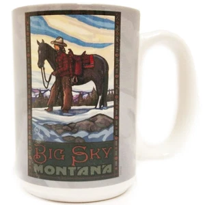 Tree-Free Greetings Big Sky Montana Ceramic Mug 15 oz - Picture 1 of 1