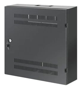 0766623713689 4U + 2U 19 flacher Wandschrank, schwarz - Bild 1 von 1