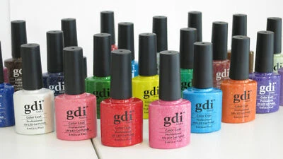 GDI NAILS GDI - UV LED NAIL POLISH VARNISH DIAMOND GLITTER SHIMMER GEL *K