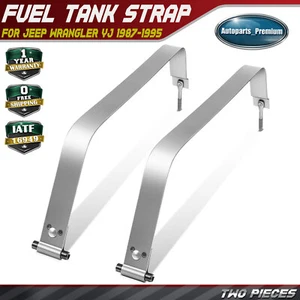 2 correas de tanque de combustible para Jeep Wrangler YJ 1987-1995 L4 2,5 L 4,0 L 4,2 L J5354959 - Imagen 1 de 10