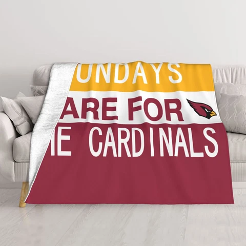 Arizona Cardinals Blanket Sundays Are for The Cardinals Sofa Blanket 60"x50" Cover