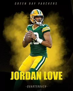 Jordan Love Green Bay Packers 8x10 NFL Football Photo MAN CAVE collection - Picture 1 of 1