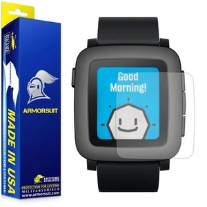 ArmorSuit MilitaryShield [2 Pack] Pebble Time AntiGlare Matte Screen Protector - Picture 1 of 6