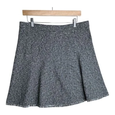 Ellen Tracy Women's Gray Flared Skirt Size 10 - Image 1 of 4