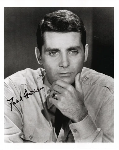 DAVID HEDISON - Signed 10x8 Photograph - TV - VOYAGE TO THE BOTTOM OF THE SEA Cover