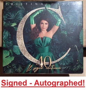 Cristina D'Avena 40 il sogno continua 3-CD AUTOGRAFATO AUTOGRAPHED SIGNED Digipa - Foto 1 di 3