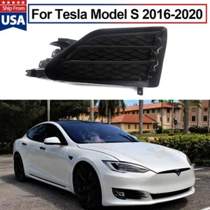 Fits Tesla Model S 2016-21 Front Driver Air Shutter Active Grill Passenger Side - Foto 1 di 15