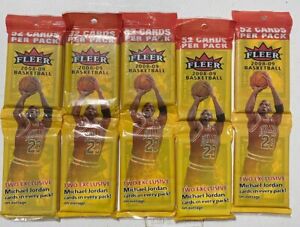 2008-09 Fleer NBA Basketball Rack Packs Factory Sealed 52 cards per pack (5) Lot
