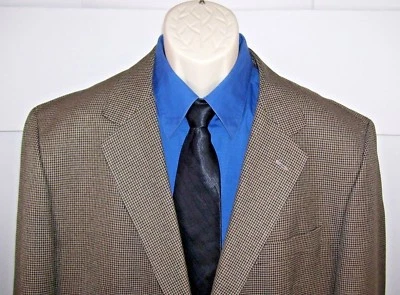 Jaqueta Blazer Masculina Croft & Barrow Houndstooth Ventilação Única 46 Regular 2 Botões - Imagem 1 de 4