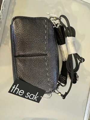 Mini bolso bandolera pequeño de cuero sintético negro The SAK Foto 1 de 4