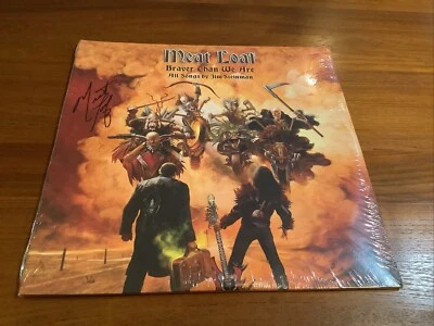MEAT LOAF ~ Braver Than We Are  ~LP Vinyl  Signed  Sealed - Image 1 of 3