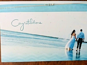Tarjeta de felicitación de BODA para recién casados "Este hermoso día" sello 70C - Imagen 1 de 2