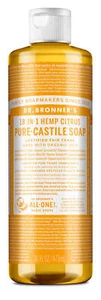 Dr Bronner's 18-In-1 Hemp Citrus Pure-Castile Soap 16fl oz 473ml - Picture 1 of 1