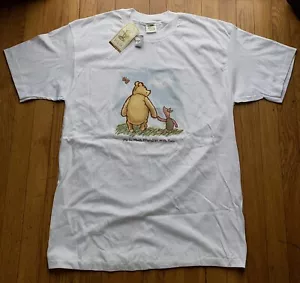 Vintage Disney Store Winnie The Pooh Classic Piglet T Shirt Adult L/XL 90’s NWT - Picture 1 of 8