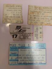 Vtg ZZ TOP Ticket Stubs Lot 1980 1991 1983 Miami W. Palm Hollywood Tallahassee