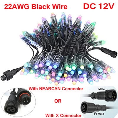 1000pcs DC12V WS2811 RGB LED Pixels String Lights Individually Addressable IP68 - Image 1 of 4