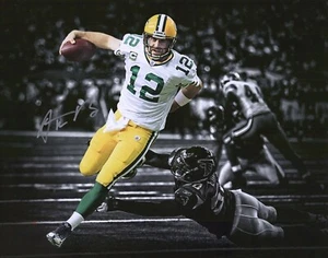 Aaron Rodgers Green Bay Packers signed Autogramm 8x10 Foto *REPRINT* - Bild 1 von 1