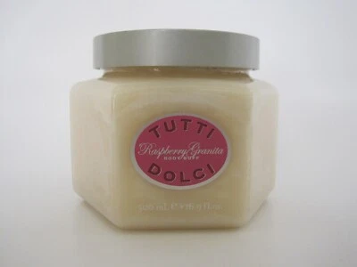 Bath & Body Works TUTTI DOLCI Raspberry Granita Body Buff Retired SEALED 16.9oz - Image 1 of 4