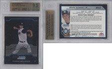 2004 Bowman Draft Aflac All-American Chrome Chris Volstad #AFL6 BGS 9.5 GEM MINT