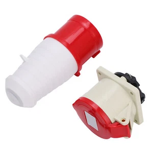 Connettore industriale presa spina trifase resistenza alte temperature con guarnizione - Foto 1 di 12