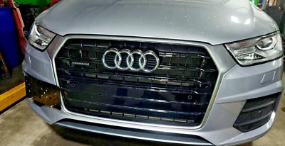 Bumper Tow Hook License Plate Mount Bracket For Audi Q3 Quattro RS Q3 2015-2018 - Image 1 of 4