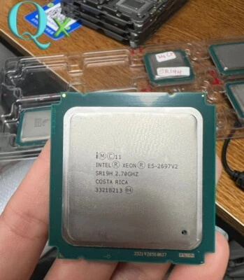 Intel Xeon E5-2697 V2 LGA2011 Server CPU Processor 2.7GHz 12 Core SR19H 130W - Image 1 of 2