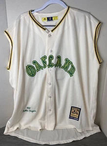 Oakland As Majestic Cool Base #9 Rollie Fingers 1968 Retro Jersey Mens Size 3XL - Picture 1 of 21