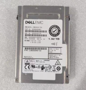 Dell EMC PM5-R 1.92TB SAS 12Gbps 2.5" KPM5XRUG1T92 2.5'' TLC RI SSD - Picture 1 of 2
