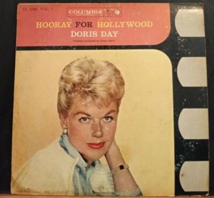 1958 "Hooray For Hollywood" by Doris Day w/Frank De Vol & His Orchestra Vinyl LP - Picture 1 of 6