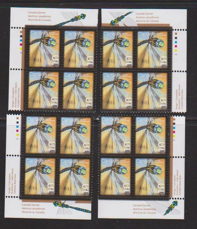 2007 Canada SC# 2237 - Beneficial Insects Set of 4 Plate Blocks M-NH Lot # 3478 - Image 1 of 1