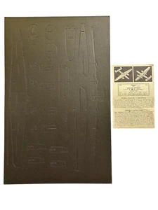 1942 WWII Army Air Force Spotter Silhouette 1:72 Model - A.A.F. B-24D Bomber - Picture 1 of 6