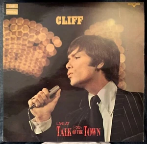 CLIFF RICHARD SIGNED LP LIVE AT TALK OF THE TOWN 1970 GREAT ALBUM FAB AUTOGRAPH  - Imagen 1 de 5