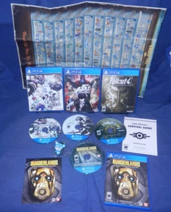 PS4; Our World Is Ended, Fallout 4, Borderlands Handsome Collection, Persona5,VG - Picture 1 of 7