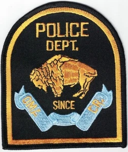 Omaha Police Dept. Nebraska Face Left Police Department NE Nebraska Patch - Picture 1 of 1