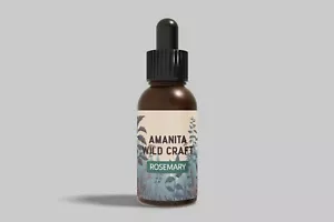 Organic Rosemary 0% Alcohol Tincture Ultrasonic Extracted 3 - 5 X More Potent💪 - Picture 1 of 2