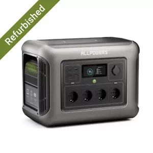 ALLPOWERS Centrale Elettrica Portatile 3000W Peak 1152 Wh Alimentazione Generatore Camper - Foto 1 di 9