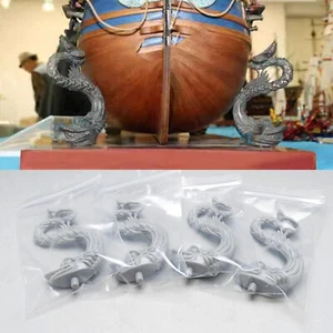 Fischförmige Harz Display Podeste für Schiffsmodell Holz Modell Schiff -4 Stück - Bild 1 von 16